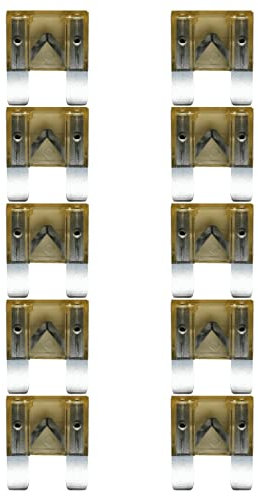 baytronic 10x Kfz-Flachstecksicherung Maxi (weiß 80A)