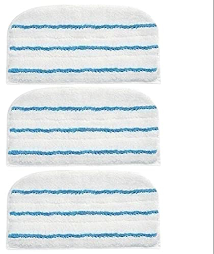 RANRAO Vacuum Cleaner Replacement Parts for Black And Decker Steam Mop Pads for FSMH13E10-GB FSMH1321-GB - Pack of 3