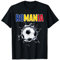 Rumänien Fußball Fans Trikot Rumänischer Fußball in gerissener Wand T-Shirt