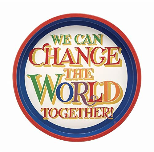 Emma Bridgewater Brighter World We Can Change the World Together Deepwell Tray 300(d)