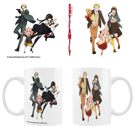 Crunchyroll - Spy x Family - Shopping & Killing - Tasse, Mug - 320 ml - original & lizensiert, Bunt