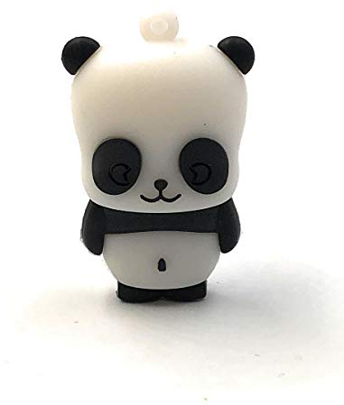 Onwomania Panda Bär flach stehend Funny USB Stick 128 GB USB 3.0 Speicherstick USB-Datenträger