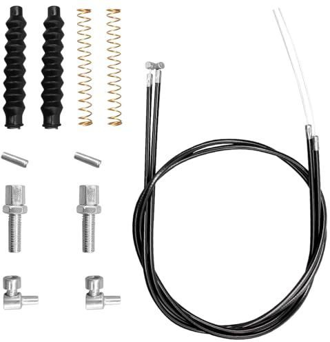 14 teiliges Bremskabel Antriebs Rollator Ersatzteil, Bremskabel Teile für Gehhilfen, Rollator Walker Teile mit 45 Zoll Bremskabel, Rollator Allgemeines Bremskabel Set für Rollatoren meisten Marken