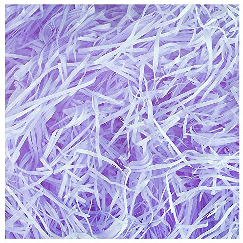 200 g Geschreddertes Papier, für DIY, Party, Geschenkfüllung und Geschenkverpackung, Lila