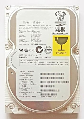 Disque dur interne 8,6 Go IDE ST38641A P-ATA 5400 tr/min 3,5