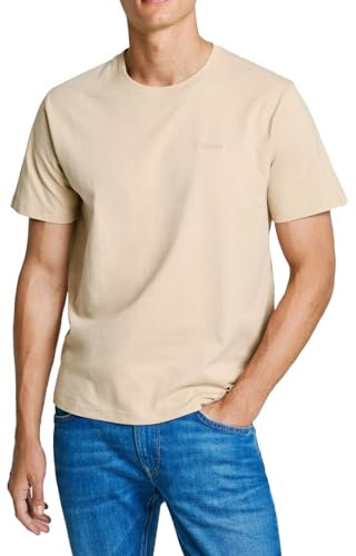 Pepe Jeans Herren Connor T-Shirt, Braun (Beton Beige), M