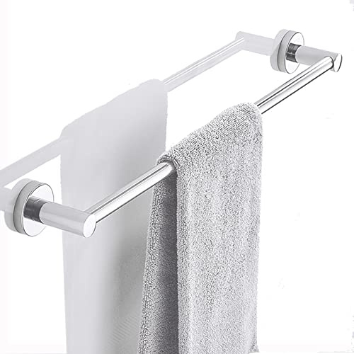 Towel Rail for Bathroom, Stainless Steel Towel Bar Rails,Single Towel Rail 40cm-80cm Towel Holder Rod for Bathroom Hardware and Kitchen,Polished Silver Finish(SZ:65cm) (Color : Multi Colored, Size :