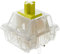 GATERON Milky Yellow Pro Switches Pre-lubed 5 Pin Linear Keyboard Switches for MX Mechanical Keyboard (70 PCS, Yellow)