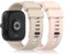 Pheant Cinturino Compatibile con Xiaomi Redmi Watch 4 Cinturini di Ricambio in Silicone per Donne e Uomini, Rosa Beige