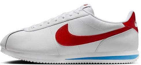 Nike Herren Cortez Sneaker, White Varsity Red Varsity Blue, 42 EU