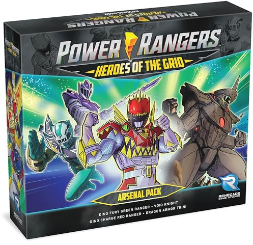 Renegade Game Studios: Power Rangers: Heroes of The Grid: Arsenal Pack - Erweiterung, Kartenart, Deckbau Rollenspiel