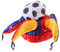 VALICLUD Cloth Carnival Hat Für Fußballfans Lustige Clownmütze Für Sportevents Fußballspiele Und Partys Material Lebhaftes Design Für Feiern Und Wettbewerbe