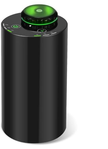 Wasserloser Diffusor für ätherische Öle, Vernebler, 7 Farben LED-Licht, batteriebetriebene Mini-Duftmaschine, Aromatherapie-Nebeldiffusor für Zuhause, Zimmer, Auto, Büro, Schwarz
