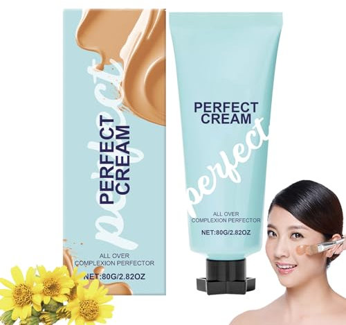 Crème Correctrice pour le Visage Et le Corps, Crème Suprême perfectrice de teint, Teint waterproof et sans transfert, Idéale Tous Types de Peaux (1 Pièces)