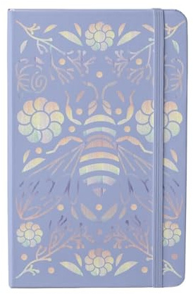 Generisch A5 notizbuch Bienen-Punktiertes Notizbuch A5-Tasche 5,1 x 8,2 Zoll 160 g Bambuspapier(Color-6)
