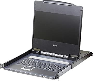 ATEN 17.3 Widescreen DVI/HDMI Full HD LCD Konsole CL6700MW-ATA-2XK07GG (Full HD LCD Konsole Schweizer/Deutsches Tastaturlayout)