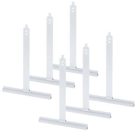 QUARKZMAN 6 pcs Ressort de Suspendu pour volet Roulant, à Lames Courtes, Ressort en Acier à Queue d'aronde pour la Suspendu de Stores enrouleurs, pour Clips de volet Roulant