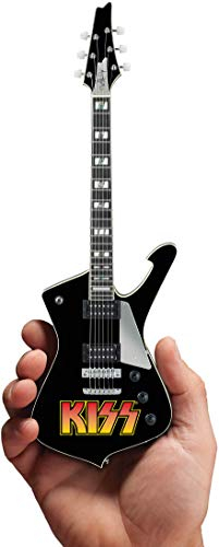 AXE HEAVEN Iceman/KISS Logo Guitar 2M K01 5008, Black, Miniature