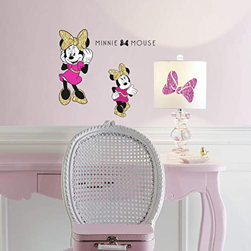 RoomMates - Disney Minnie Maus mit Glitzer
