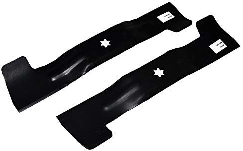 2 X 46,5 CM lames pour tondeuses MTD/Gutbrod/Yard Man/Fleurelle 742-0672, 742-0673/742-0659, 742-0660/742-04020, 742-04021/742-04020A, 742-04021A - droite + gauche