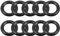 sourcing map 10 Stück Gummi O Ringe 25mm AD 15mm ID 5mm Breite Metrische Dichtung Dichtungsring Dichtungen