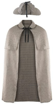 I LOVE FANCY DRESS Victorian Detective Costume - Victorian Cape and Deerstalker Hat - Perfect for World Book Day and Book Week