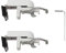 Ventanara® Klemmträger mit Dichtungspad Rollo Jalousie ohne Bohren Klemmfix 2 Stück (Jalousie Klemmträger, Weiß)