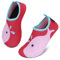SAGUARO Niños Niñas Escarpines Deportes Acuáticos Zapatos de Agua Descalzo Barefoot Respirable Calcetines de Natación Aire Libre Piscina de Playa Mar Calzado,American Rojo 20/21 EU