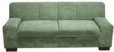 DOMO. collection Sofagarnitur Norma, 2-teilige Sitzgruppe aus 2-Sitzer 194 x 85 x 74 cm und 3-Sitzer Sofa 212 x 85 x 74 cm (BxTxH), 2er, 3er Couch-Set, Polstermöbel, grün