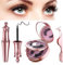 Magnetische Wimpern Eyeliner, Magnetischer Eyeliner Set Mit FlüssigkeitWasserdicht Gelfreier Magnetic Eyeliner und Wiederverwendbare 3D Magnet Wimpern，mit Aufbewahrungskiste+Pinzette