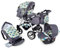 Buggie Urbano OWLS | 3-in-1-System | Kinderwagen, Kombikinderwagen, Babyschale, Autositz System | Zwei-Wege-Griff | Travel System | Moderner, Leichter Trolley mit Allem Zubehör Inklusive