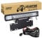 RIGIDON Car Led Light Bar 20 inch 288W With Licence Number Bumper Plate Mounting Bracket 12V Wiring Harness Cable Kit For Off road Truck SUV UTE ATV 4x4, Flood Spot Combo, Driving Work Lamp, 6000K