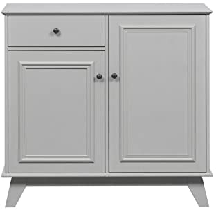 WOOOD Lily Kommode Sideboard Lehm - Beistellschrank aus Kiefer Holz Küchenschrank Flurschrank 93x98x55 cm