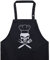 EXPRESS-STICKEREI TOTENKOPF Schürze für Männer/Damen mit Totenkopf-Motiv - SKULL Kochschürze verstellbar mit Tasche für Grillmeister Küchen-Schürze Herren Grillschürze BBQ Rocker Geschenk Grillfans