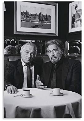 Shenywell Wanddeko Poster Al Pacino Robert De NIRO 30x40cm Kein Rahmen