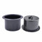 Lot de 2 porte-gobelets en plastique pour canapé de voiture, poignées inclinables, porte-gobelet de rechange pour bateau, camion, camping-car, canapé, table de poker (noir)