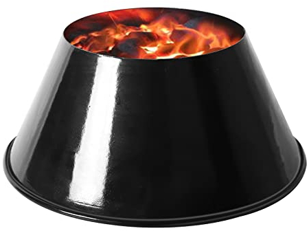 Nahtloser BBQ Whirlpool für Weber 56,75 cm WSM Weber Smokey Mountain, Kugelgrill Zubehör passend für Kamado Joe, Big Joe, Grill Holzkohlegrill Zubehör für L/XL großes grünes Ei Zubehör