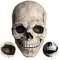 Costume d'halloween Fête Masque Latex Tête Humaine Tête de crâne Halloween de de Horreur Effrayant Vampire de Horreur Monstre Effrayant de démon Accessoires de Cosplay