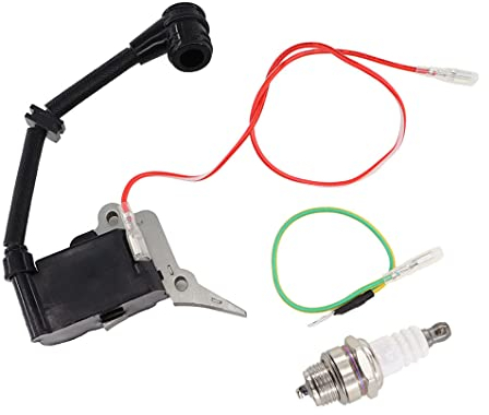 MCHNIC Zündspule Zündkerze für 2500 25cc Kettensäge für Berlan Fuxtec Plantiflex Roxon Scion Silex Timberpro Timbertech Varan Viron AL-KO 2625TSB 2625T Hyundai HEL25