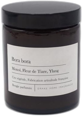 Drake Home Fragrances Duftkerze Bora Bora - Tiaré-Blume, Monoï & Ylang