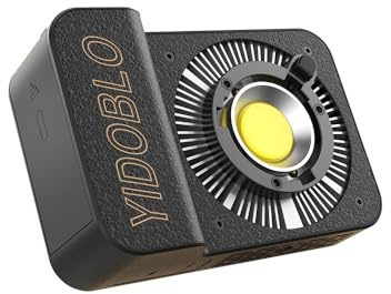 100W COB Videoleuchte mit Bowens-Halterung und Handgriff,10000Lux/m 2700K-7500K zweifarbige Kameralicht mit 10 Szenario-Simulationen, Steuerung kontinuierlicher Beleuchtung für Fotografie