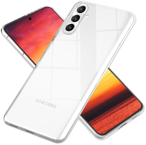 NALIA Transparente Silikonhülle für Samsung Galaxy S24 - Hülle | Micro-Dot Rückseite ohne Wasserflecken, Stoßabsorbierende Ecken, Griffiges TPU-Material, Präzise Tasten, GLAZE