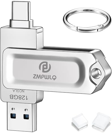 USB Stick für iPhone 15& iPhone 16 Flash-Laufwerk 128GB Speicherstick Externer Fotostick USB 3.0 & Type C Stick Dual USB Flash Drive Photostick für iPhone 15 Serie/iPad/Android/PC/Mac