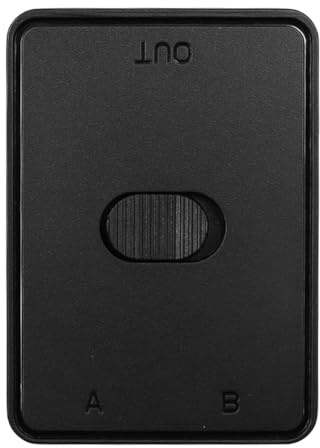 Tiardey USB-Umschalter, USB 3.0, 2-in-1-Ausgang, bidirektionaler USB-Sharing-Switch für 2 Computer, gemeinsame Tastatur, Maus, Scanner, Drucker