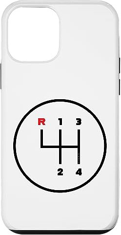 iPhone 12 mini Car Manual Gear Shifter Knob Pattern Icon (4 Speed) Case