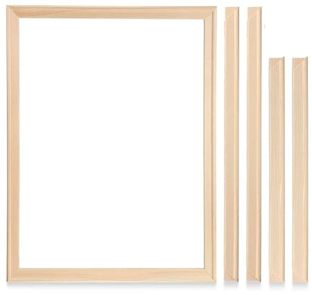 Wooden Frame Canvas Stretcher Bars 30x40 cm/12x16 inch, DIY Frames for Paint by Numbers Canvas Paintings, Easy to Assemble DIY Frame Kit for Diamond Painting Cross Stitch Kits
