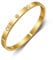 GILIEYER Edelstahl Armband - Klee, Liebe und Freundschaft, Cubic Zirkonia Kreuz, Fashion Mode (19, Kreuz-Gold)