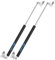 ARANA verin a gaz 584MM 298N/30KG Verins Hydraulique avec Supports en L - pour Meuble TV Extérieur, Camion, Auvent, Porte de Sous-Sol, Coffre (Hydraulique/Équipements Lourds) - 2 Pièces