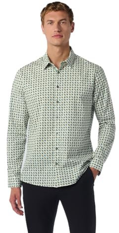 NO EXCESS Hemd mit Allover Print - XXL
