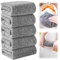 GJV Lot de 5 chiffons de nettoyage réutilisables en microfibre - Torchons à vaisselle en charbon de bambou épais - Absorbants - Faciles à nettoyer